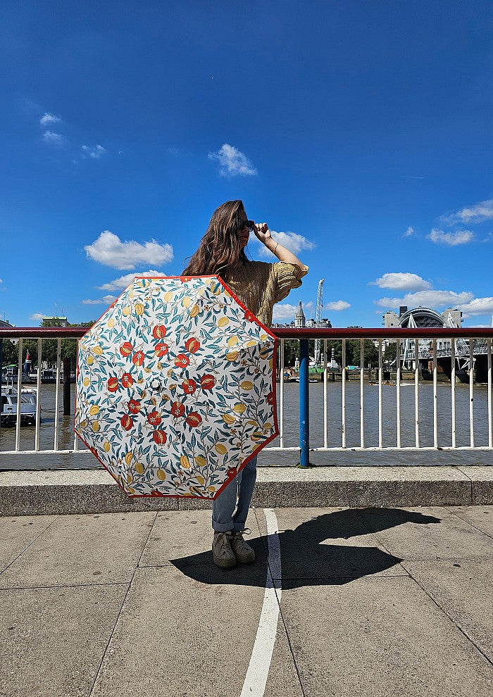 Paraply William Morris Madder fruit