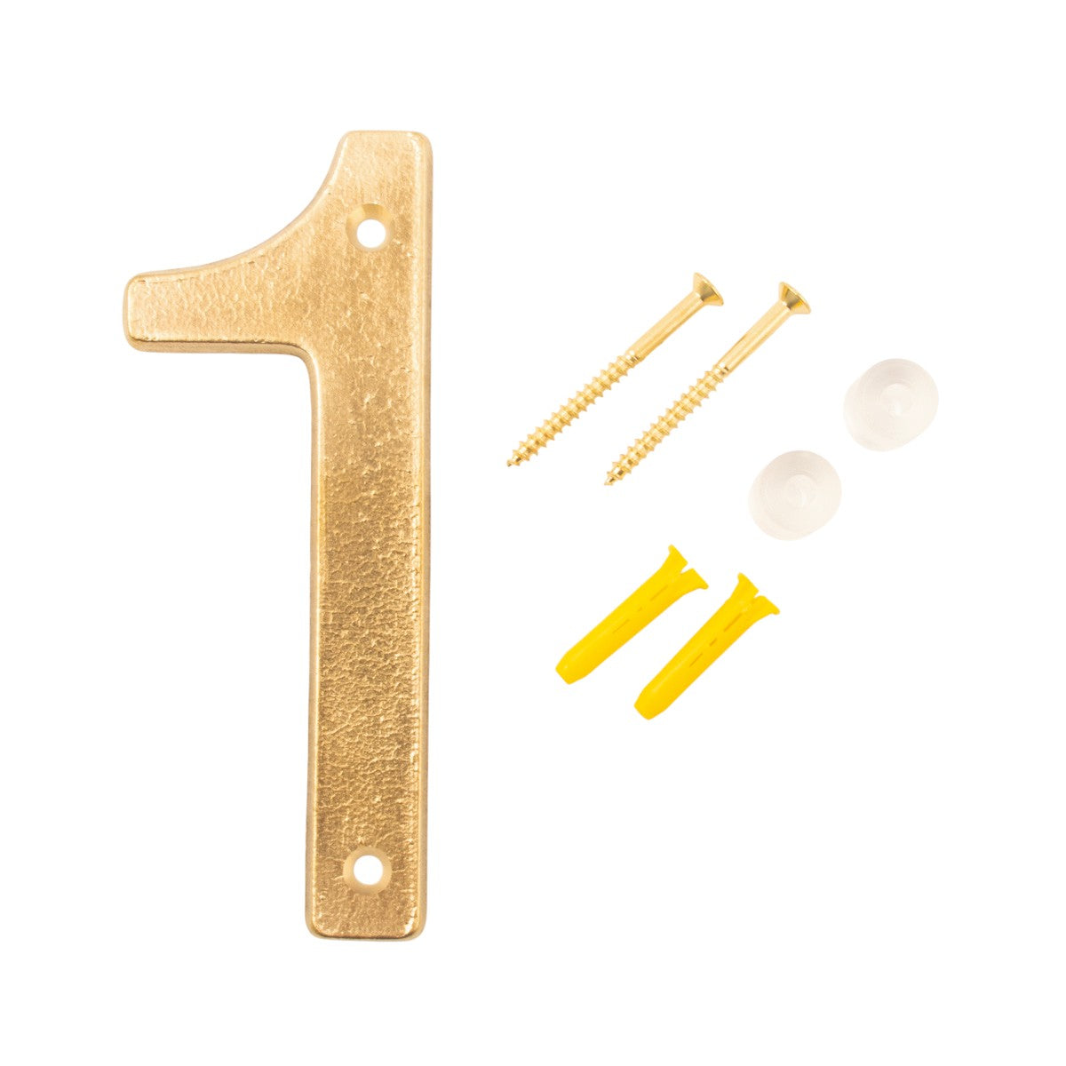 Husnummer 1 Aurelia rå mässing