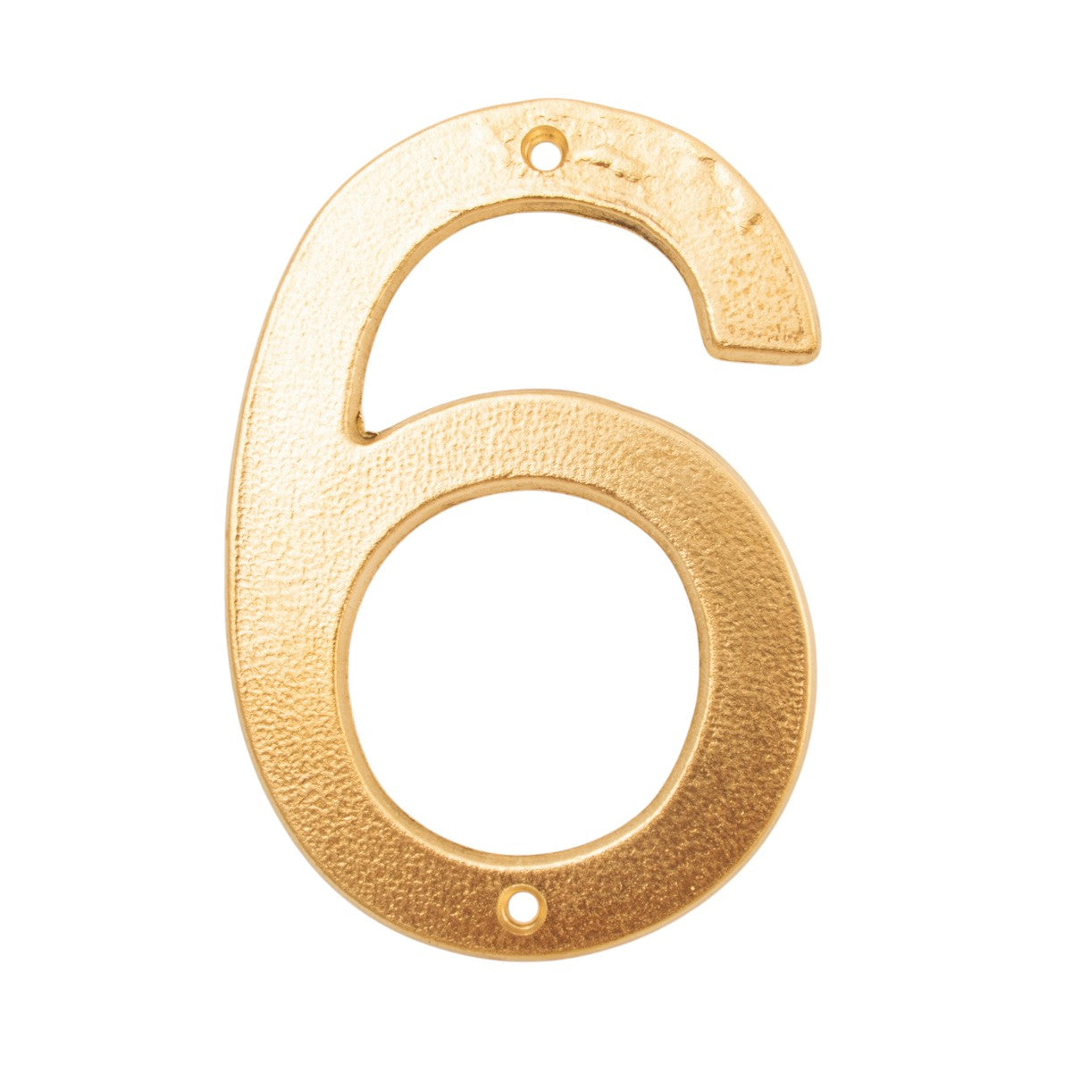 Husnummer 6 Aurelia rå mässing