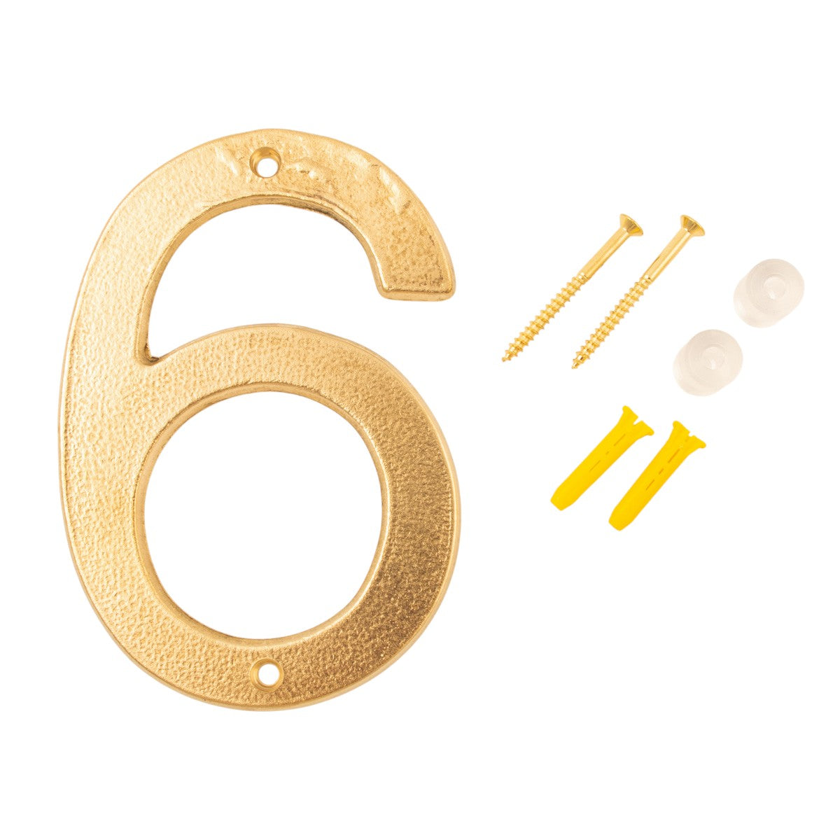 Husnummer 6 Aurelia rå mässing