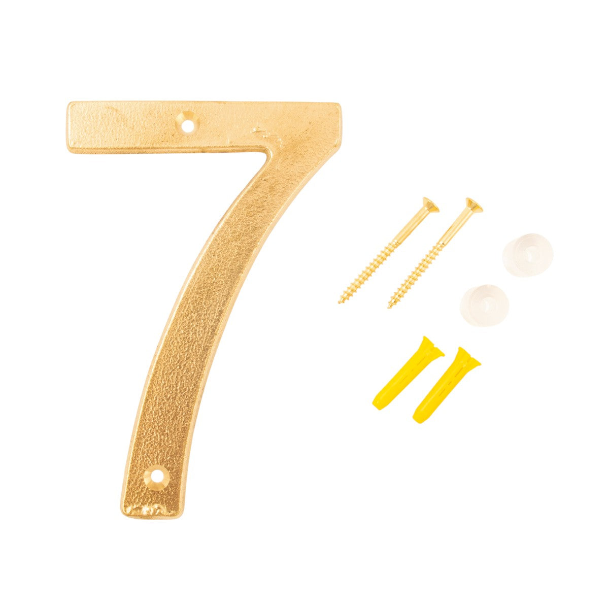 Husnummer 7 Aurelia rå mässing