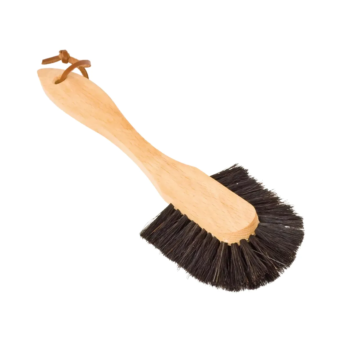 Spülbürste aus Rosshaar aus Holz