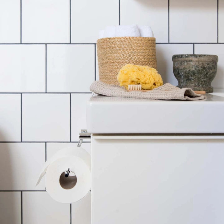 Base Toapappershållare rostfritt stål