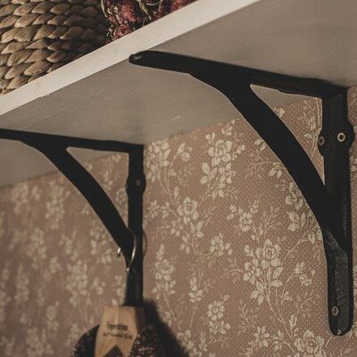 Konsole Eisen Schwarz groß 20x20 cm