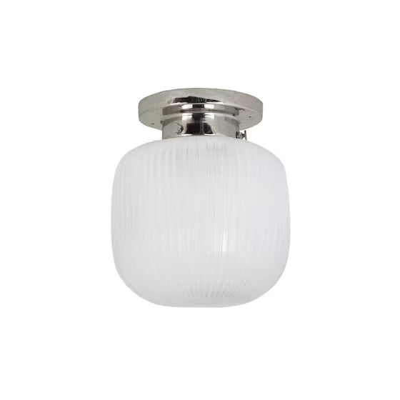 Badrumslampa Tak Eli Nickel/Frost Liten