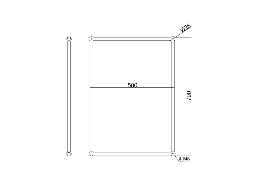Burlington Spiegel rechteckig