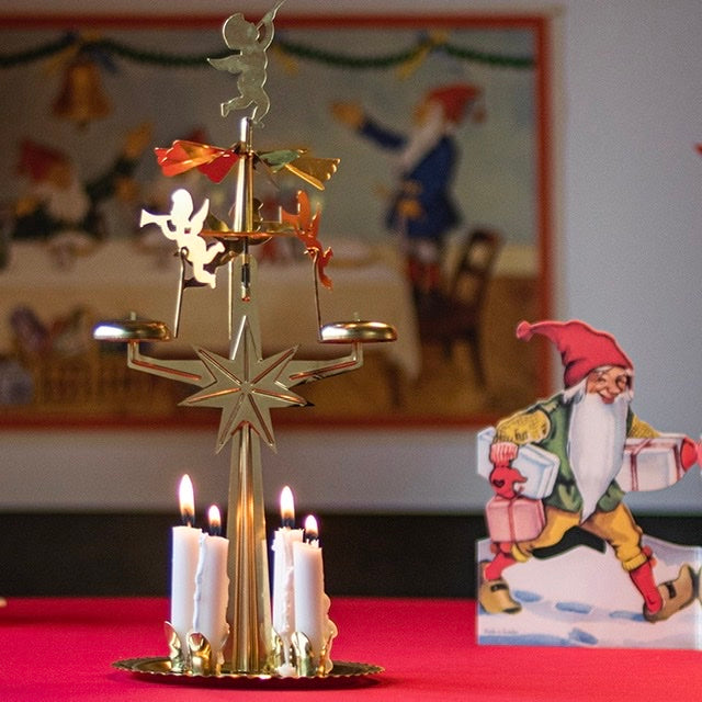 Weihnachtspyramide Messing