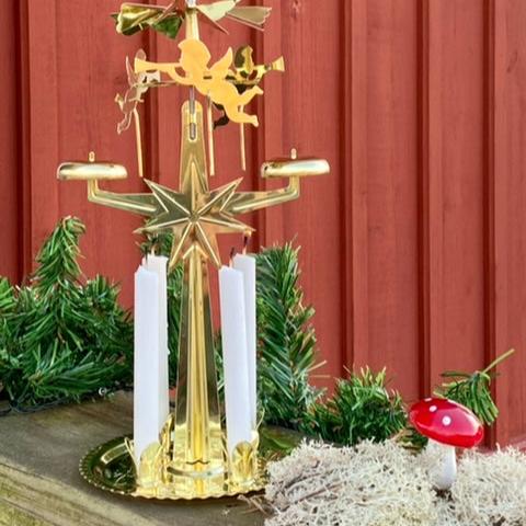 Weihnachtspyramide Messing