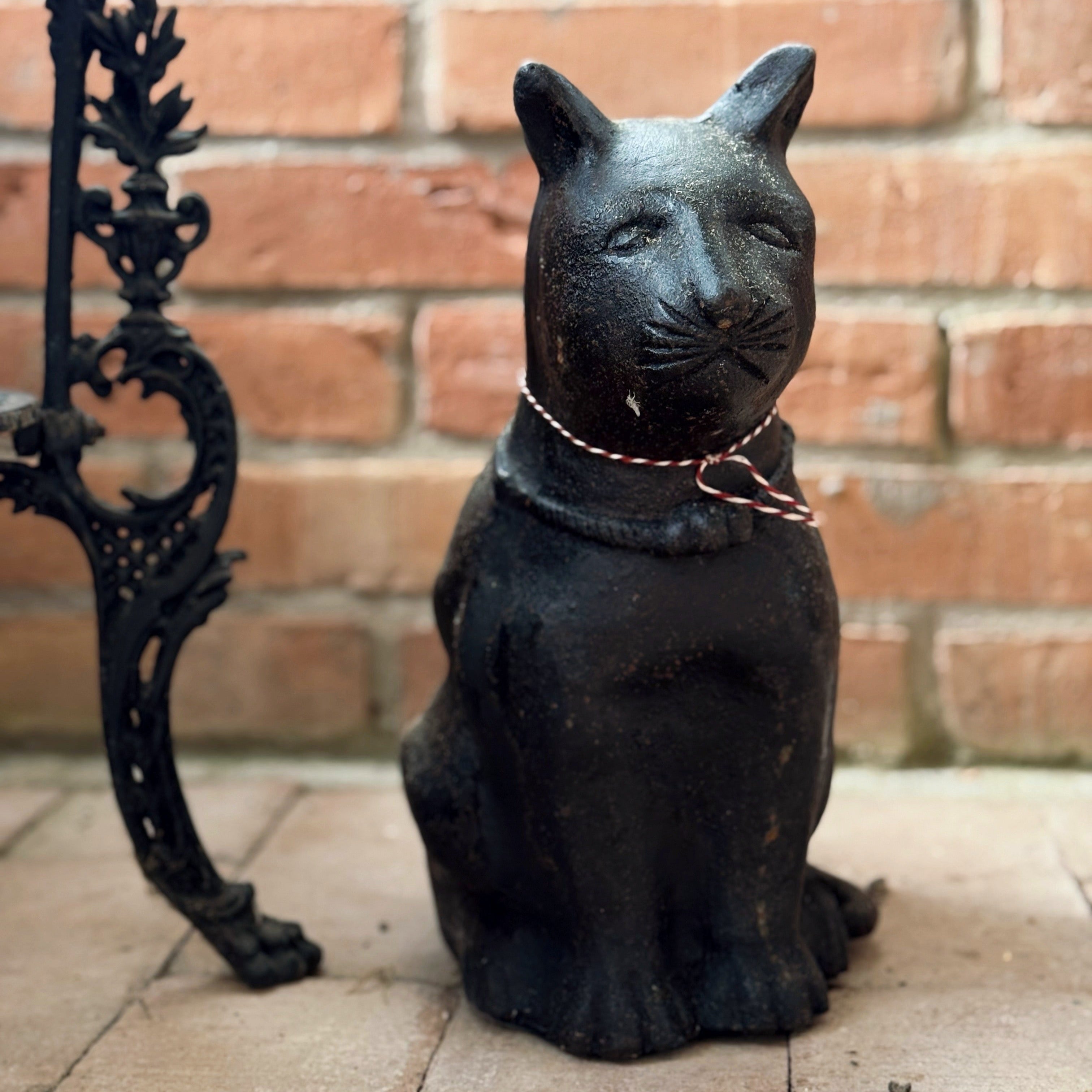 Türstopper Katze Gusseisen