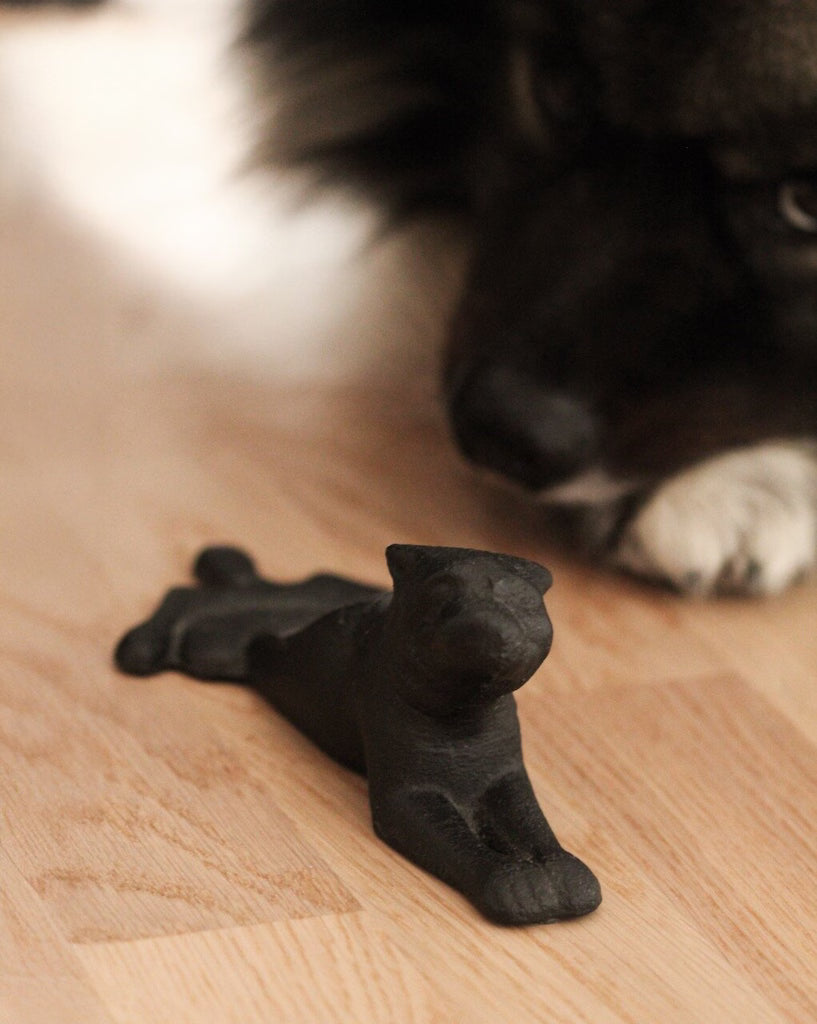 Türstopper Hund schwarz