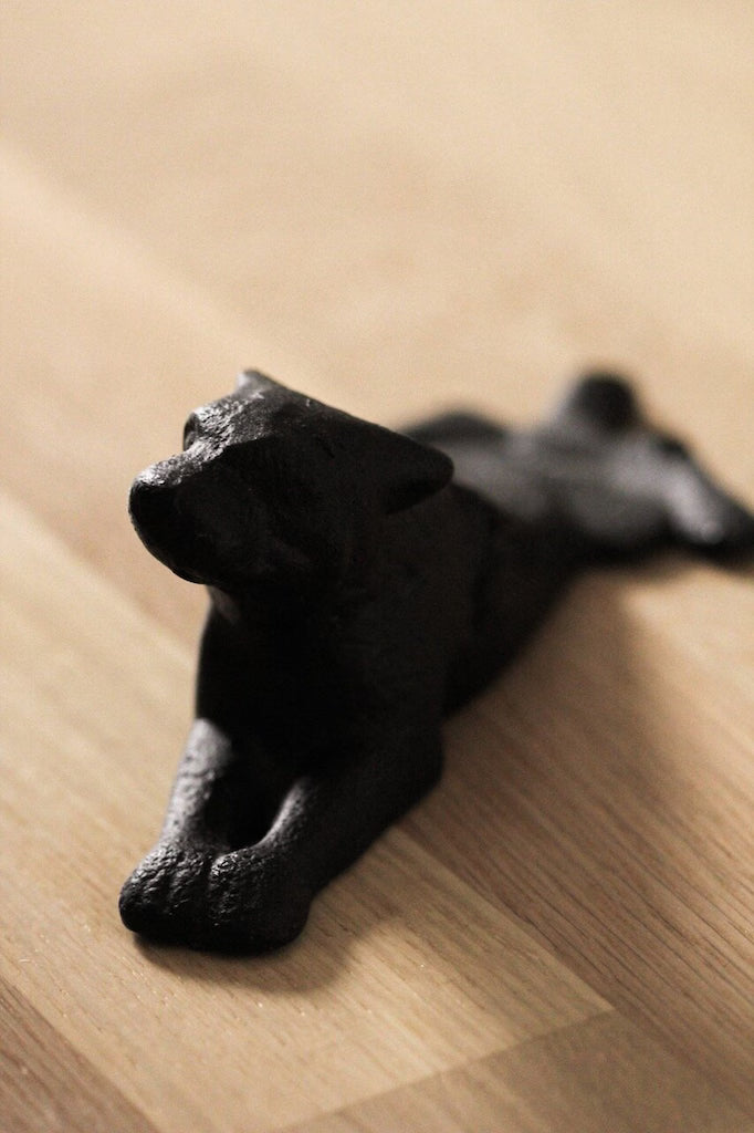 Türstopper Hund schwarz
