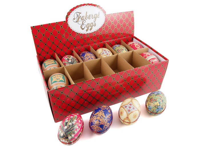 Plåtägg "Fabergé" Osorterade