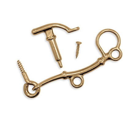 Stormhasp/vädringshasp Obehandlad Mässing