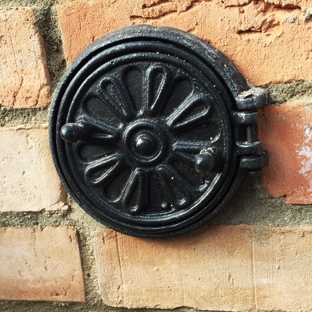 Rosettenventil Gusseisen 110 mm runder Stutzen