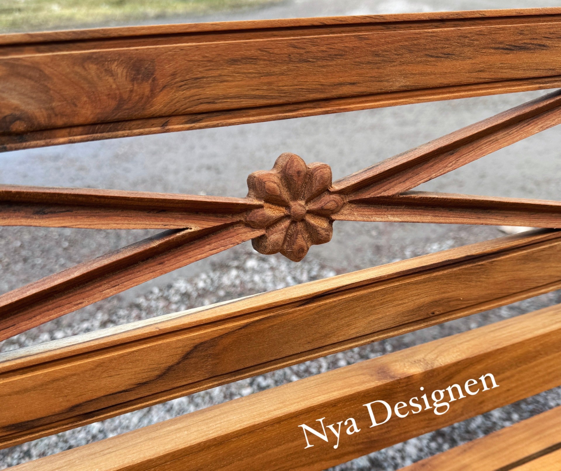 Vintage Gartensofa aus Teakholz