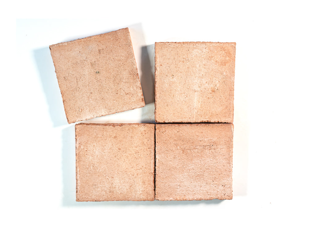 Terrakotta handgeschlagen rot 150 × 150 mm