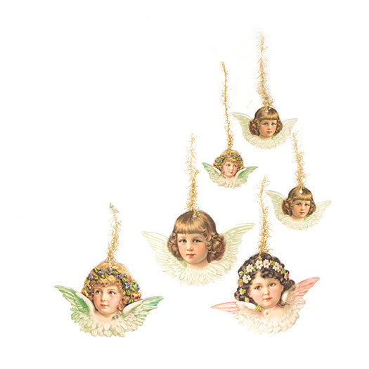 Julgranshängen änglar bokmärken 6-pack