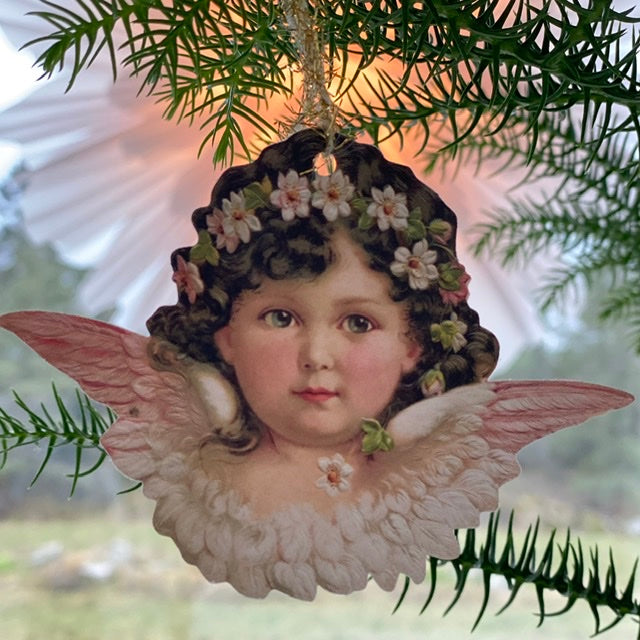 Julgranshängen änglar bokmärken 6-pack