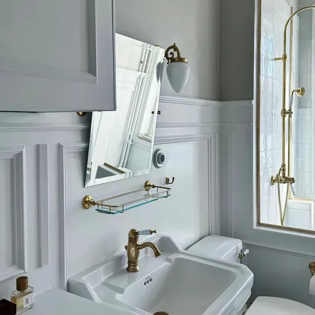 Haga Glasablage Messing