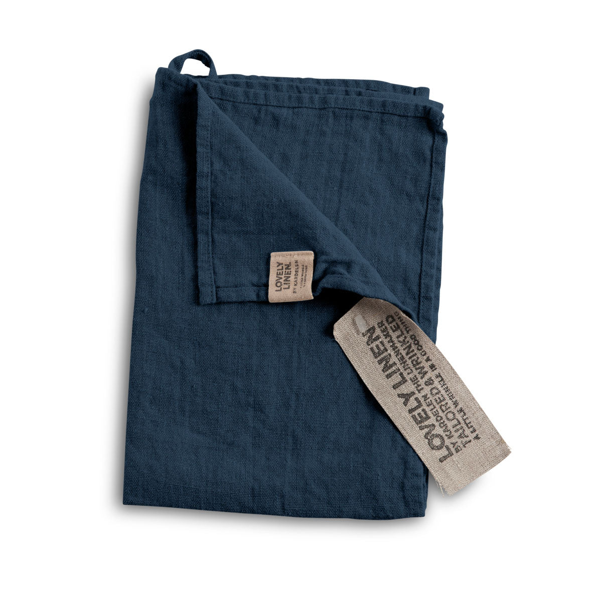 Leinenhandtuch Lovely Midnight Blue