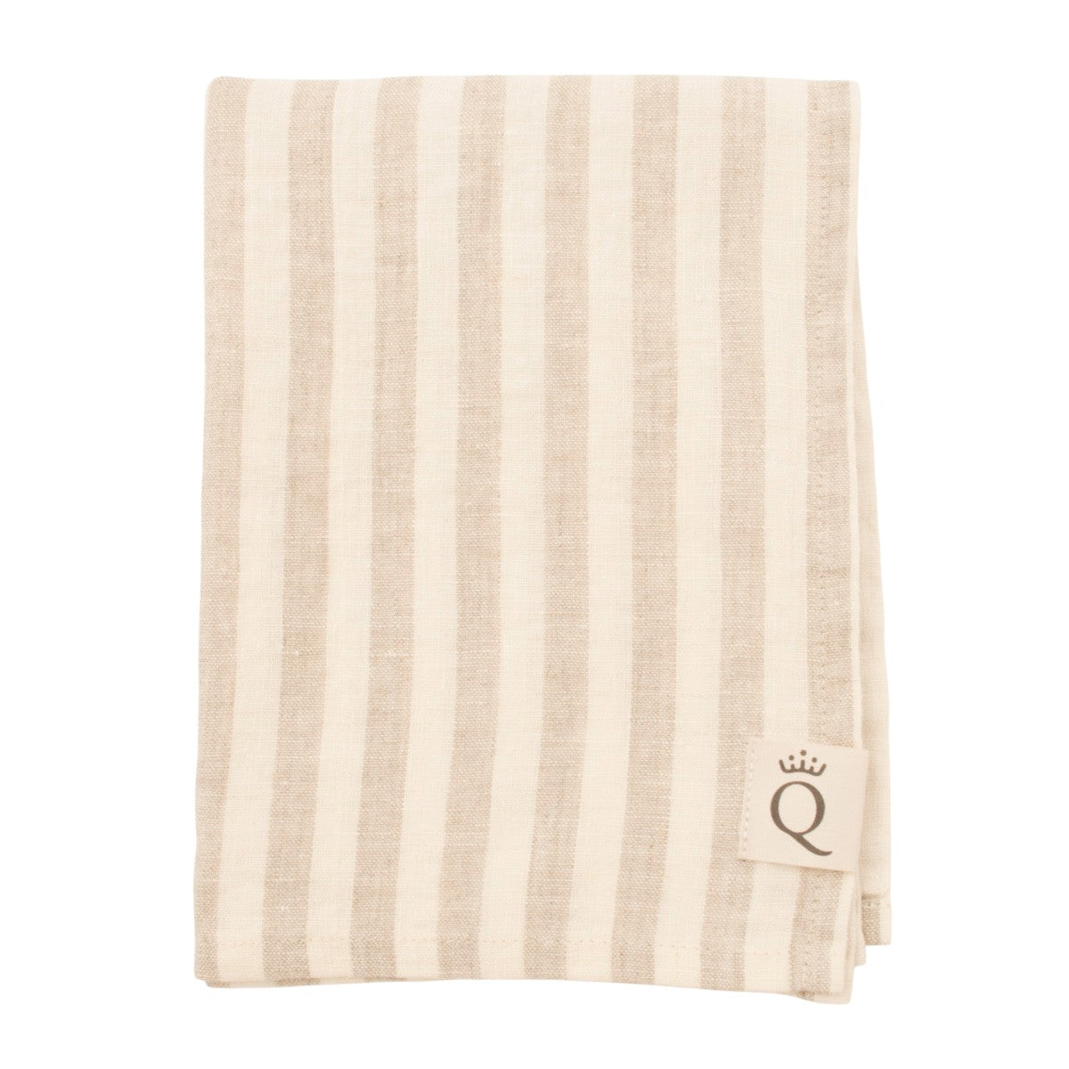 Kökshandduk Beddinge natur/vit 40x65 cm