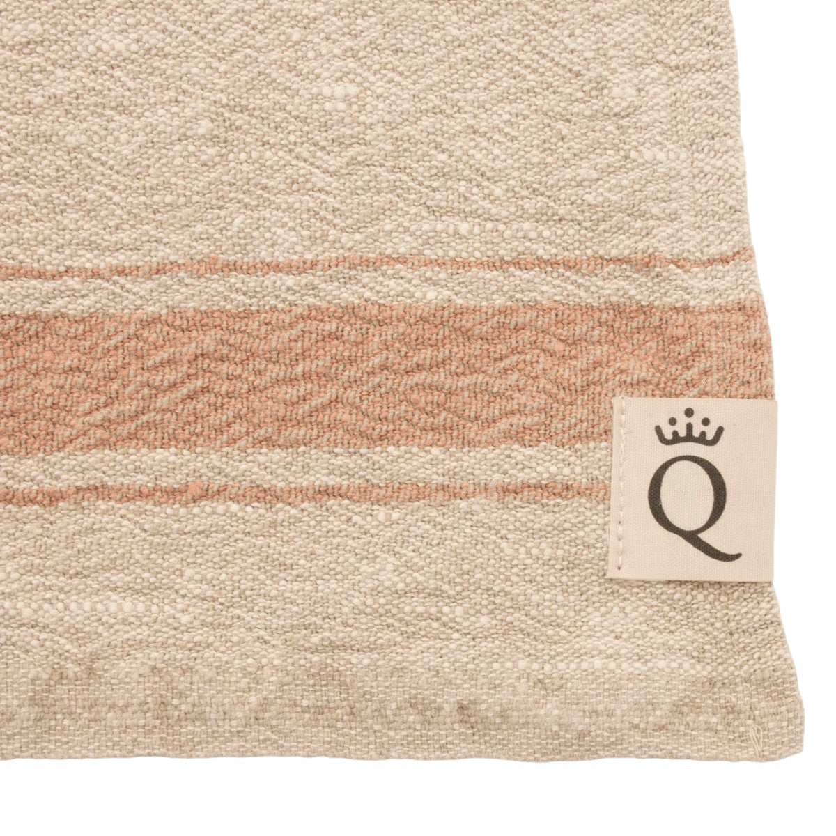 Kökshandduk Hörte natur/rost 40x65 cm