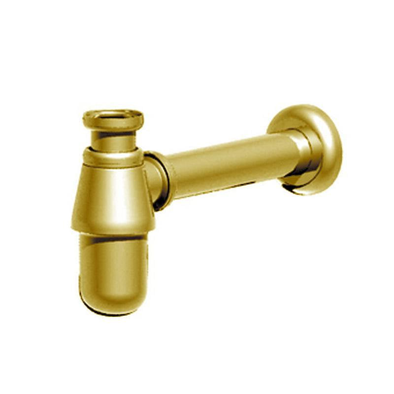 Siphon mit Wandrohren Messing