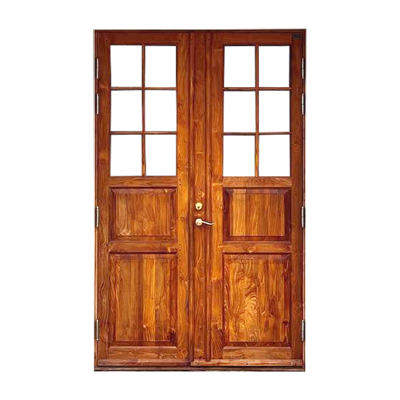 Kivik ytterdörr pardörr oljad teak