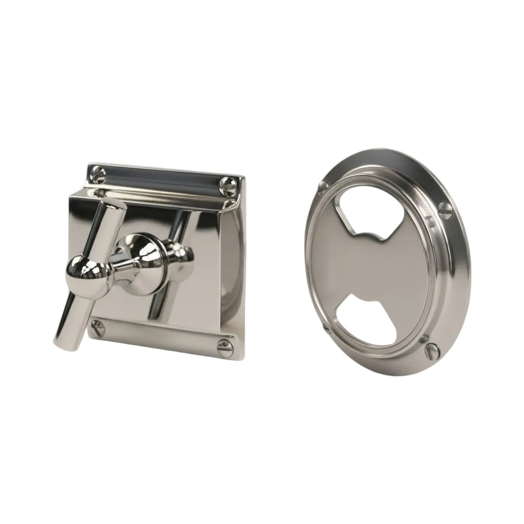 Toalettlås Förnicklad