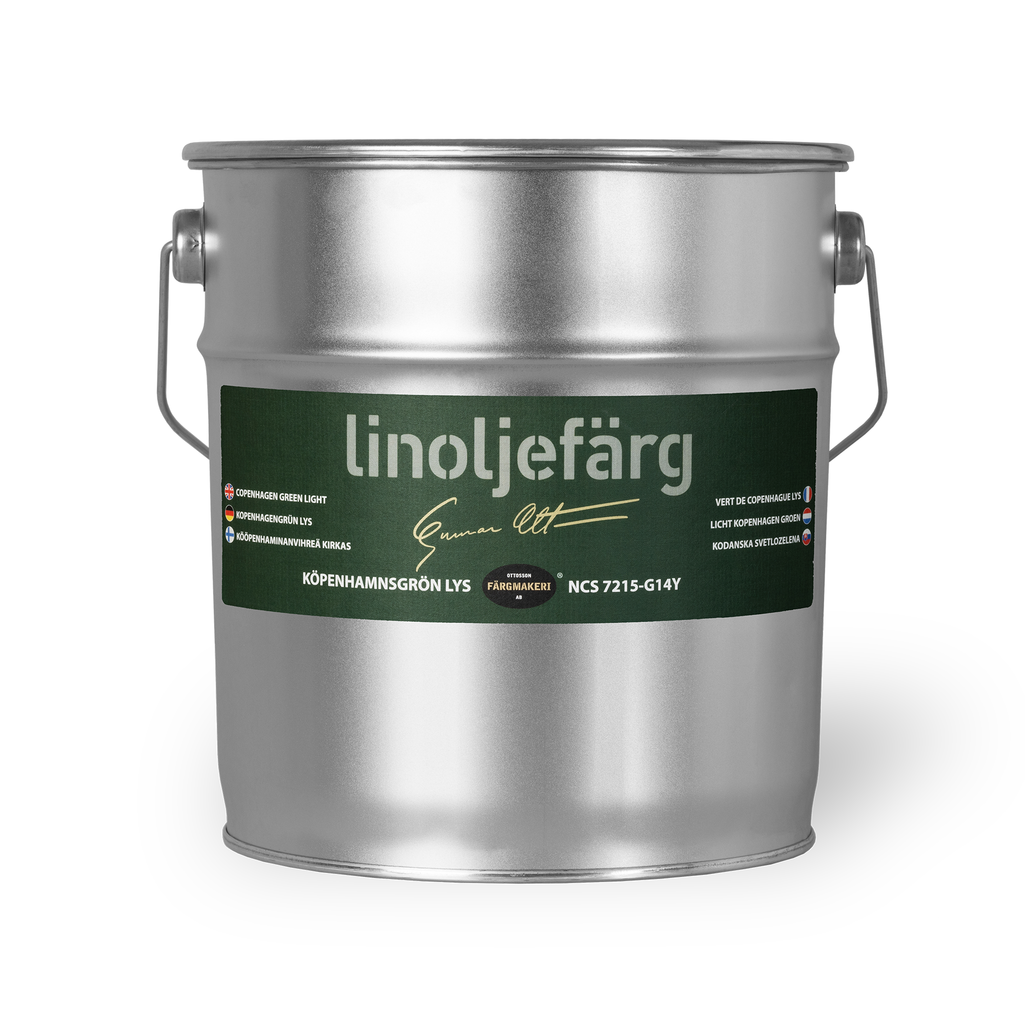 Kopenhagen Grün LYS Linoleum Farbe