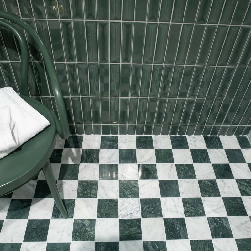 Marmor Verde India 10x10 cm