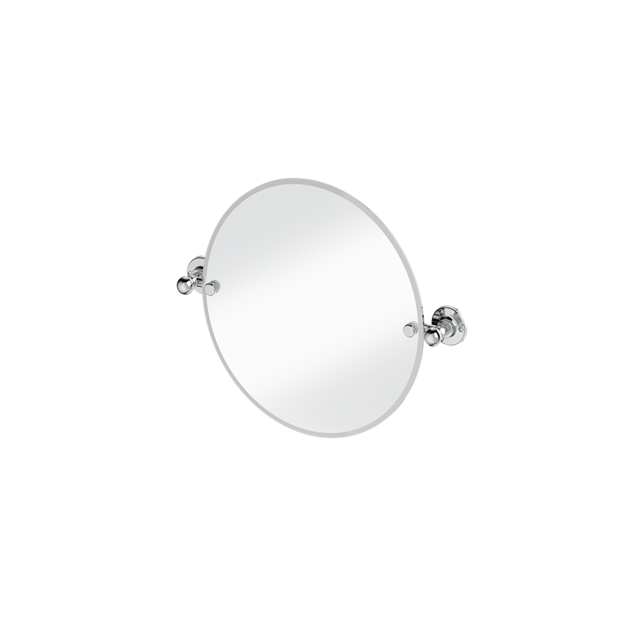 Burlington spegel rund 40cm med väggfästen