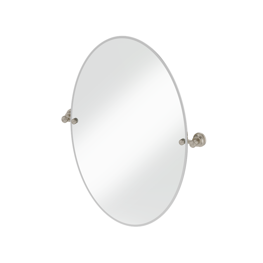 Burlington spegel oval 50x70 cm med väggfästen