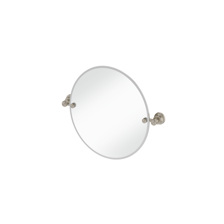 Burlington spegel rund 40cm med väggfästen