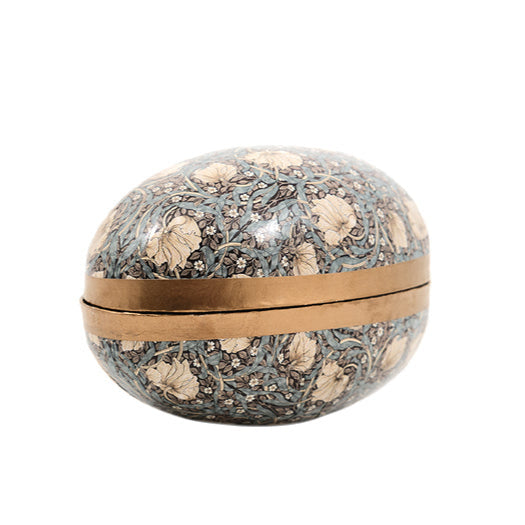 Osterei 15 cm William Morris Golden Lily