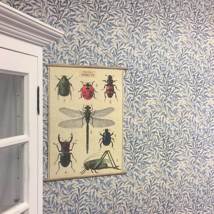 Vintage-Posteraufhänger aus Teakholz