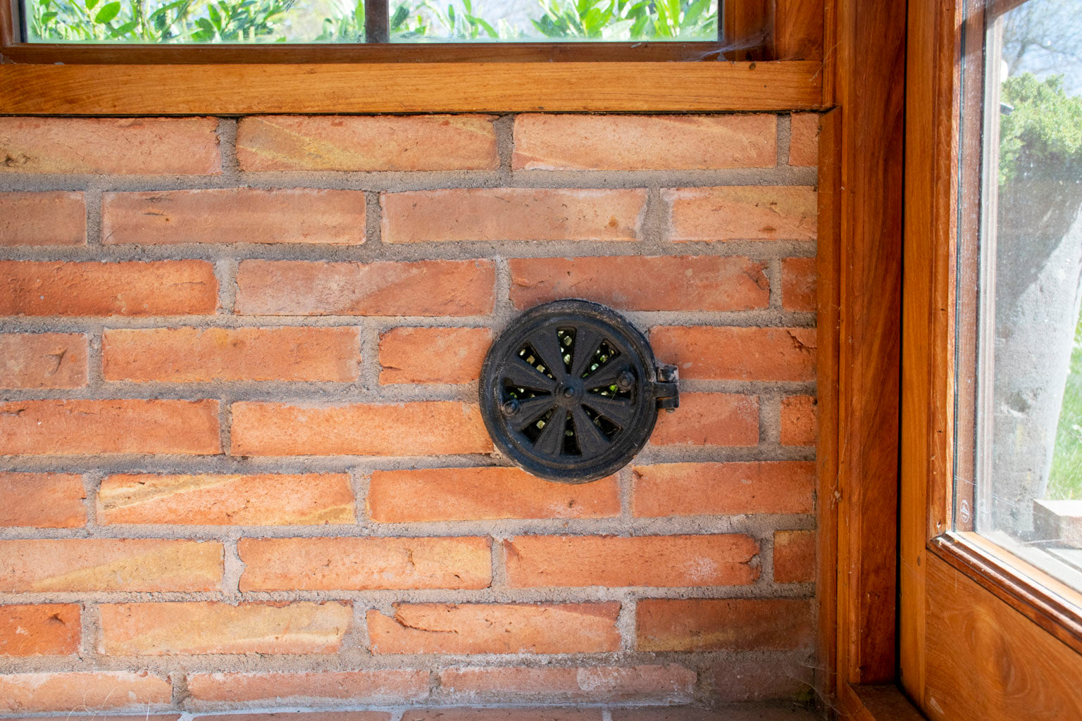 Rosettenventil Gusseisen 110 mm runder Stutzen