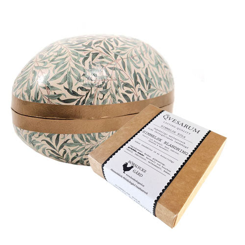 Påskägg med hemkokta kolor William Morris Willow Boughs