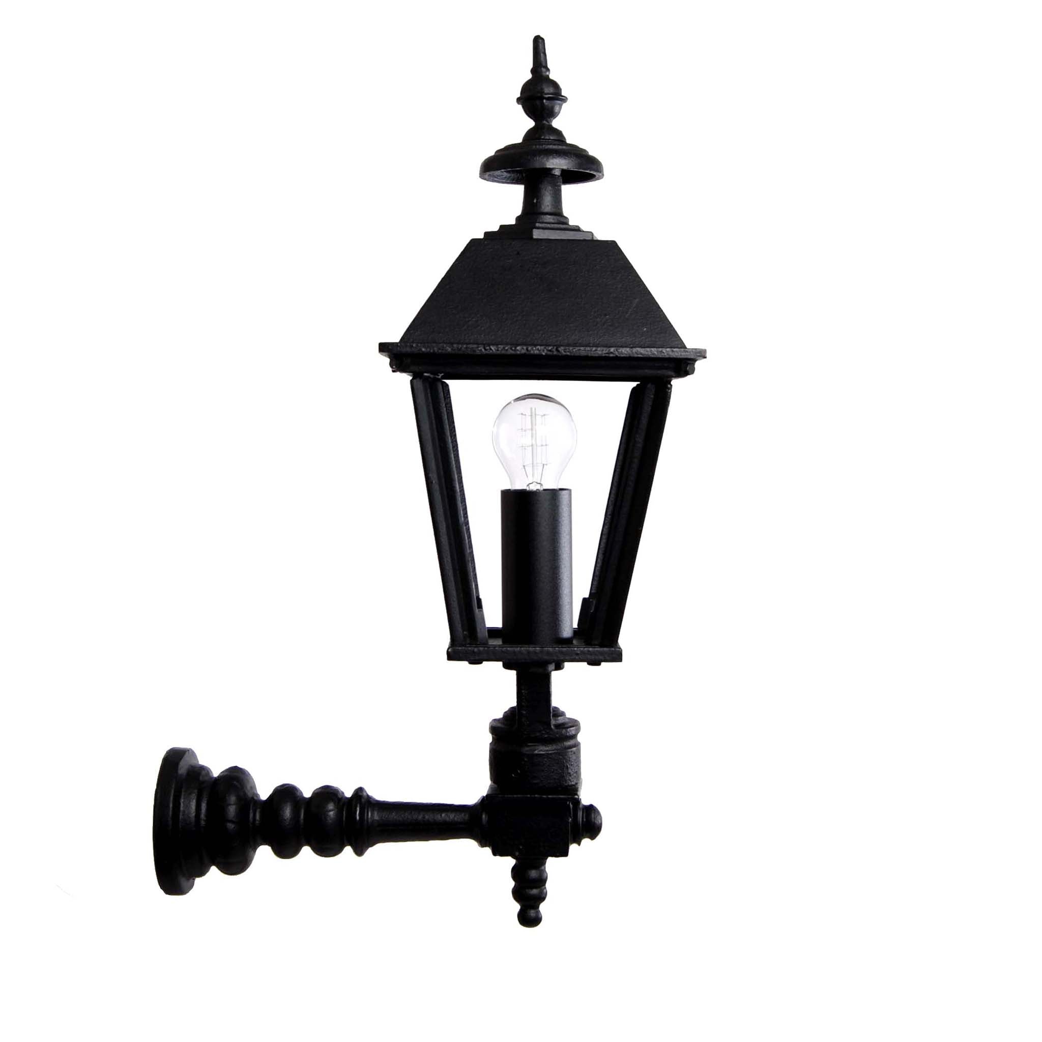 Laterne 4-eckig gerade Anbringung