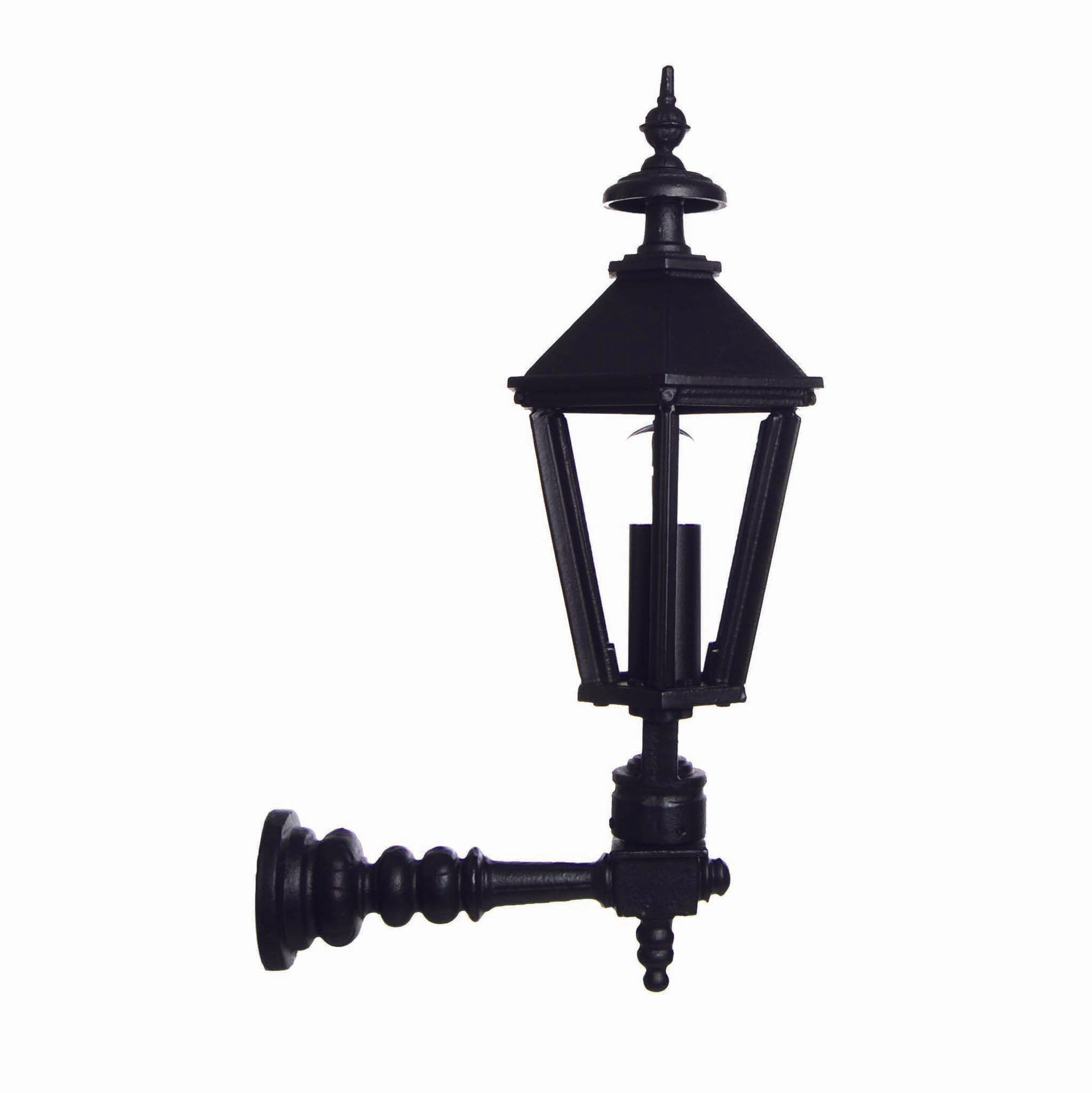 Laterne 6-eckig gerade Halterung