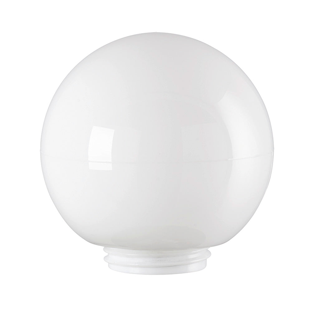 Glasabdeckung Kugel 180 glänzendes Opal