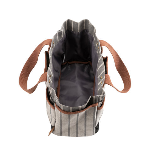 Tasche für Gartengeräte grau gestreift