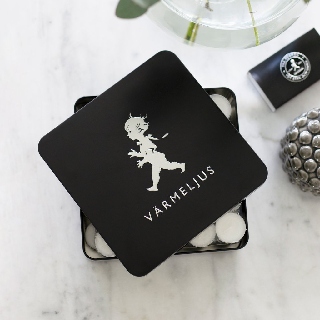 Solstickan Teelichthalter schwarz