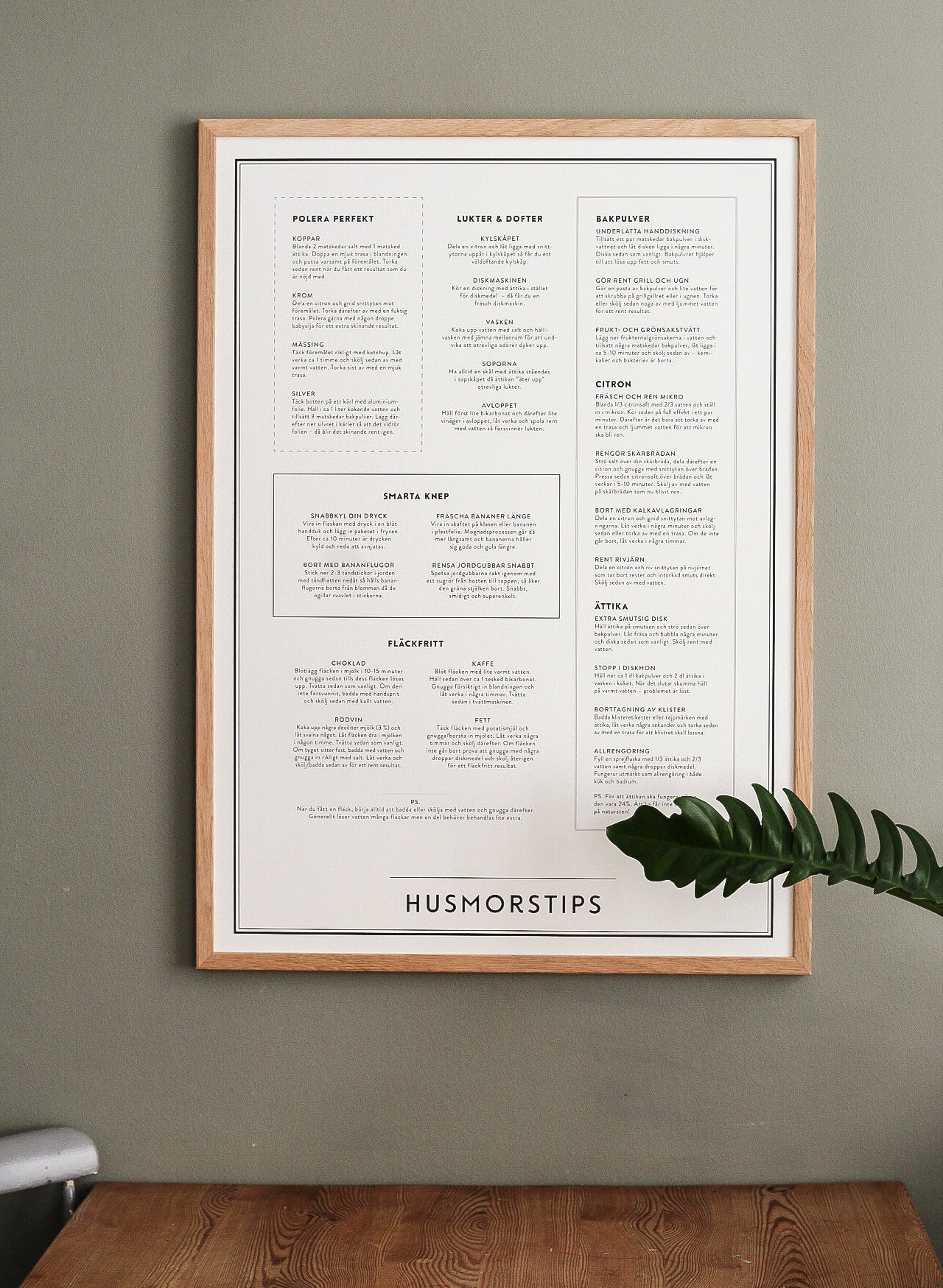 Kökstavla Husmorstips Kunskapstavlan