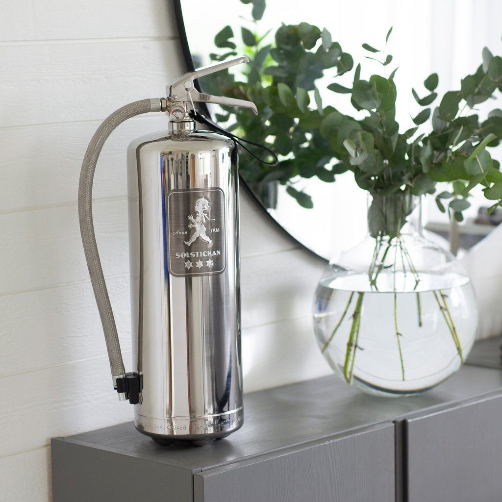 Solstickan Feuerlöscher silber 6 kg