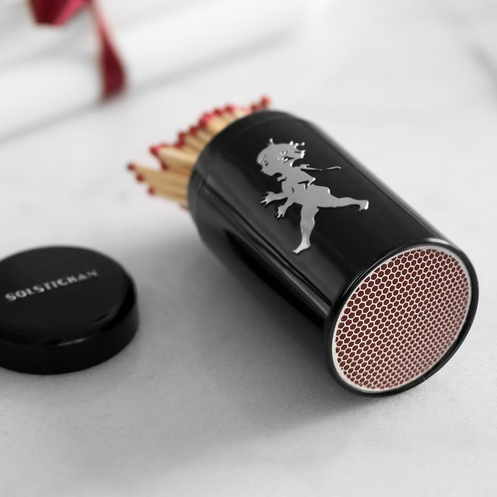 Streichholzdose Solstickan weiß