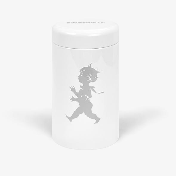 Streichholzdose Solstickan weiß