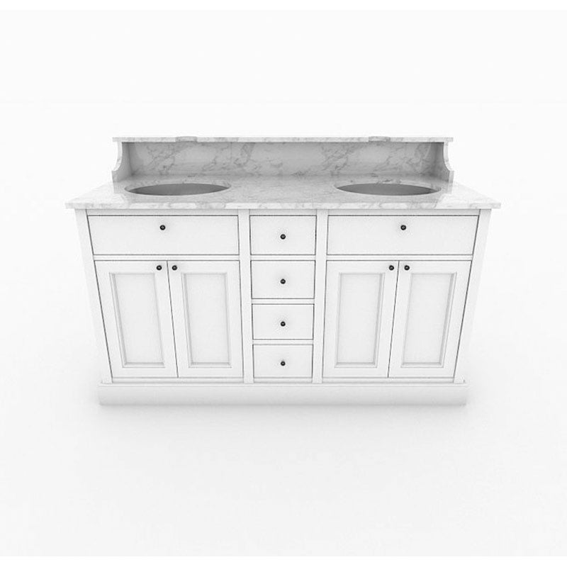 Doppelkommode Agnes Antikweiß