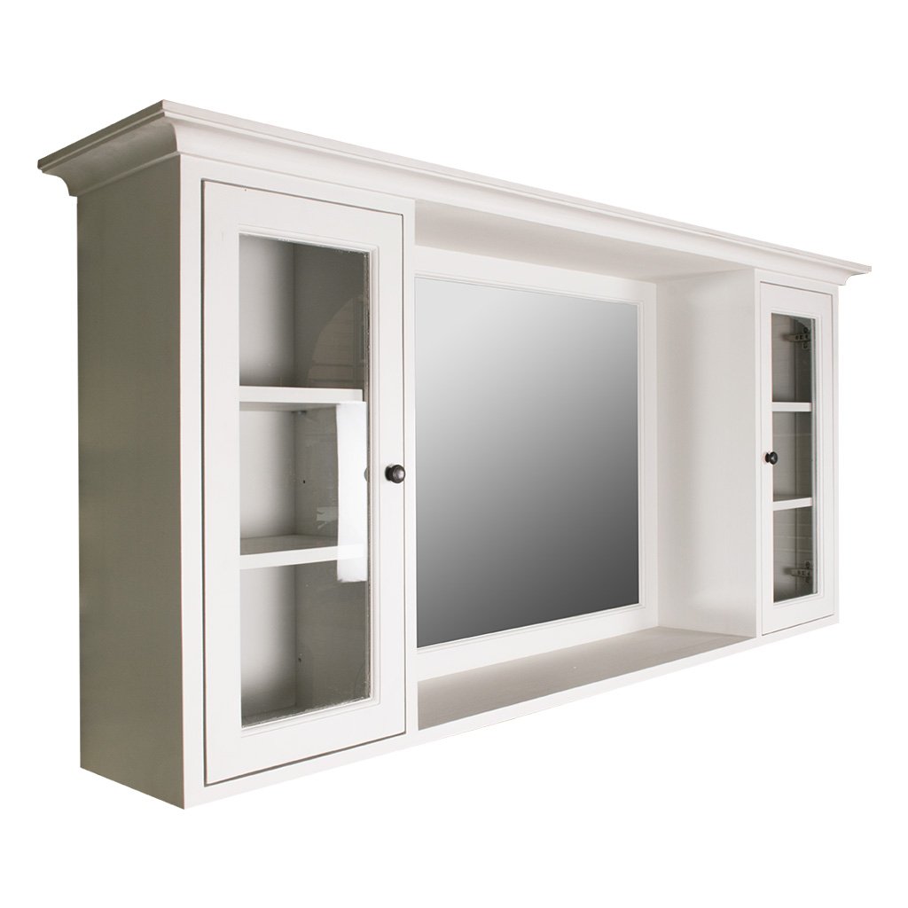 Agnes Wandschrank groß Antikweiß