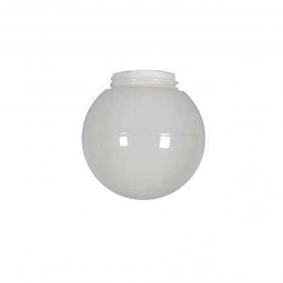 Glasabdeckung Kugel 150 glänzendes Opal